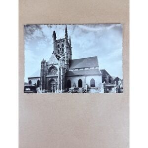 Vintage Fecamp France Yvon Postcard Eglise Saint Etienne Church Normandy RPPC